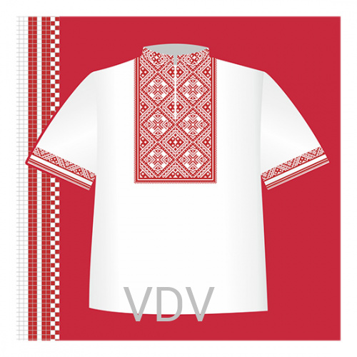 СХ2-008 Схема для вишивання сорочки-вишиванки для хлопчика ВДВ (122-140 см)
