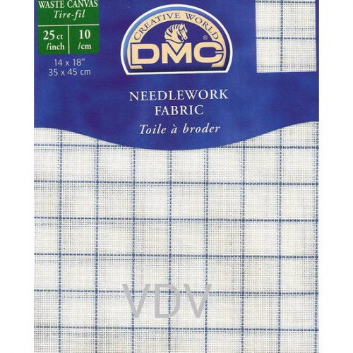 DC77 Тканина DMC 25ct (35х45 см) 100% бавовна (висмикується)