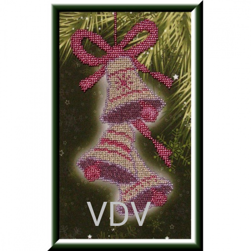 КВ Т-0177 "Дзвіночки" (вишита картина бісером Preciosa (Чехія) 14х24 см