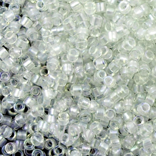 DB-1671 Бісер Miyuki Delica Beads 11/0 (райдужний білий дим) 50 гр