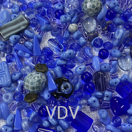 Мікс намистин 3-BLUE Preciosa (Чехія) 250 г