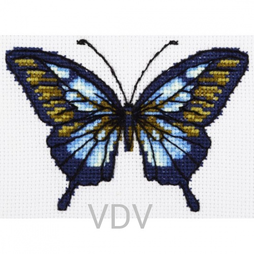 М-0215 "Метелик" (набір для вишивання муліне акрил) 11х15 см