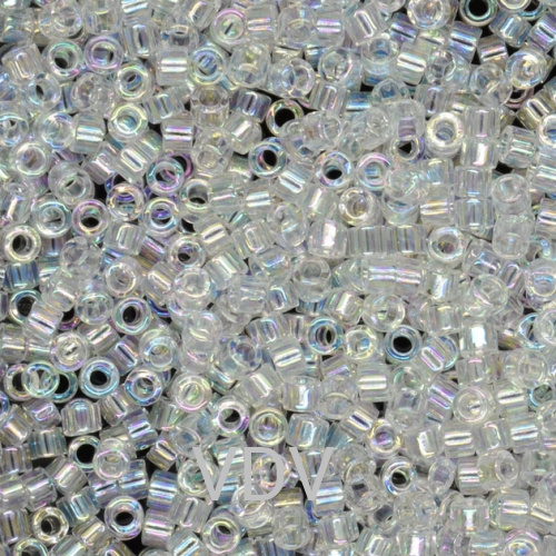 DB-51 Бісер Miyuki Delica Beads 11/0 (райдужний сніжно-білий) 50 г