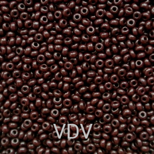 213-15/0-13780 Бісер Чехія (натуральний, коричневий темний) 10 г