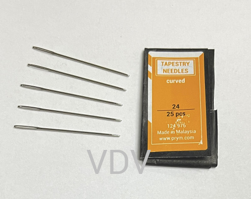 11249760 Голка PRYM (Чехія) для вишивки №24, 37 мм (25 шт.)