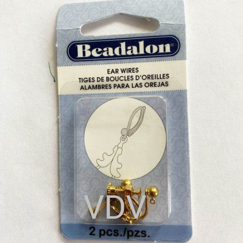 308A-510 Кліпси Beadalon (США) золото (2 шт.)