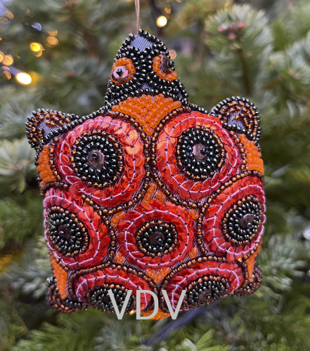 ТН-0726 Набір для вишивання бісером та паєтками, Іграшка "Черепаха" 12х9 см