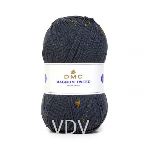 076 Пряжа DMC (Франція) Magnum Tweed (3х400 г/840 м) 74% акрил, 20% вовна, 6% віскоза