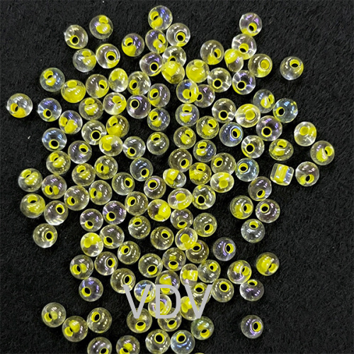 58586-5/0-11001-331 Намистини DROPS ( профарбований, райдужний жовтий) (10 г)