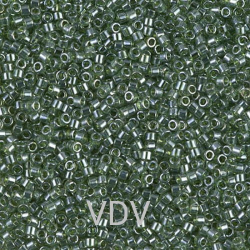 DB-1227 Бісер Miyuki Delica Beads 11/0 (блискучий, зелено-оливковий) 50 г