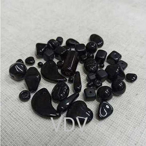 Мікс намистин Black (натуральні, чорний) №0110 Preciosa (Чехія) 250 г