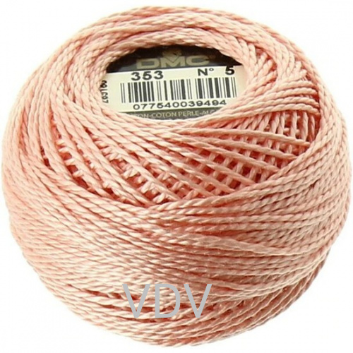 353 Нитка DMC Pearl Cotton (10х45 м) 100% бавовна, арт.116/5