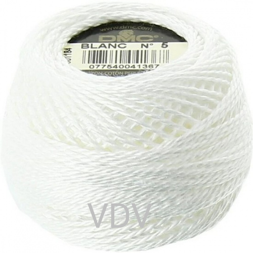 blanc Нитка DMC Pearl Cotton (10х45 м) 100% бавовна, арт.116/5
