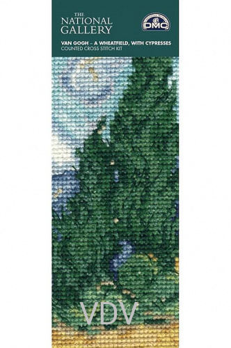 DMC BL1121/71 (набір для вишивання муліне) (закладка для книги) Ван Гог 16х5 см "Соняхи" 