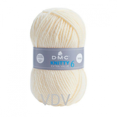 993 Пряжа DMC Knitty 6 (10 мотків х 100 гр) 137 метрів, 100% акрил (Франція)