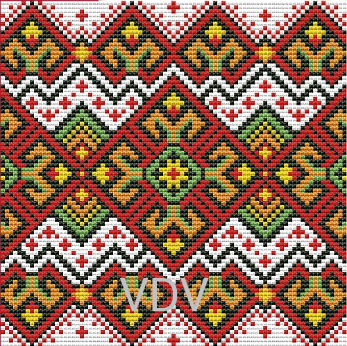 ПД-05 Схема для вишивки "Декоративна подушка" ВДВ (40х40 см) ПД-05 Схема для вишивки "Декоративна подушка" ВДВ (40х40 см)