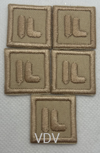 ТА-Г-F Термоаплікація клейова 30х30 мм, бежевий (уп. 5 шт)