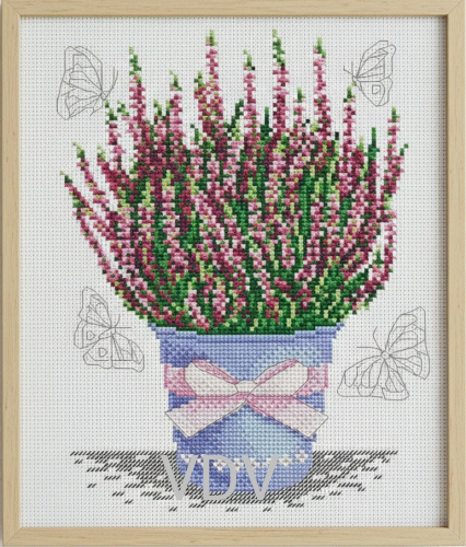 М-1274 "Верес" (набір для вишивання муліне ДМС) 15x20 см