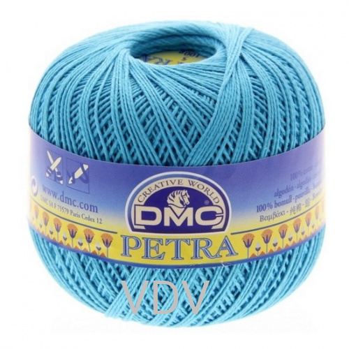 53845 Пряжа DMC (Франція) Petra №8 (100 г/800 м) 100% бавовна (бірюзовий)