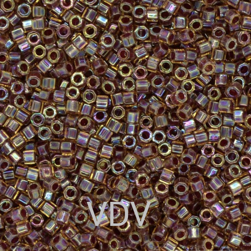 DBC-91 Бісер Miyuki Delica Beads Cut 11/0 (рубка, темно-рожево-коричневий) 50 г