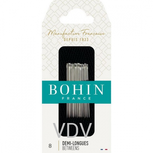00368 Набір голок Bohin (Франція) для шиття Betweens №3/9 (20 шт.) 