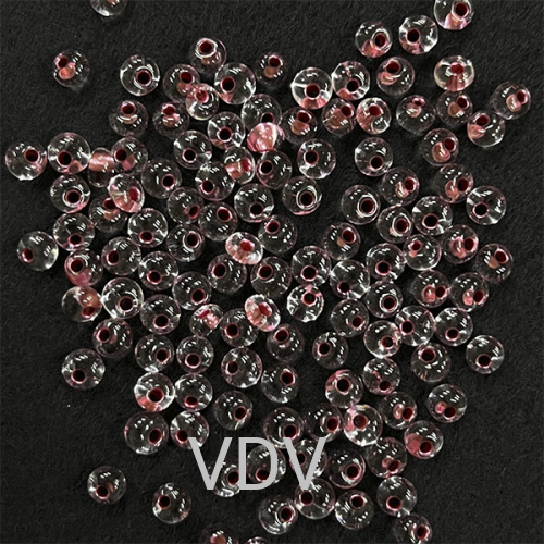 68298-5/0-11001-311 Намистини DROPS (профарбований, з блискучо-малиновою серединкою) (10 г)