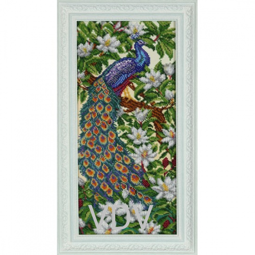 КВ Т-0492 "Райський сад" (вишита картина бісером Preciosa (Чехія) 20x44,5 см