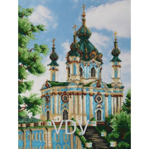 ТН-0693 "Андріївська церква" (набір для вишивання бісером) 32х41 см