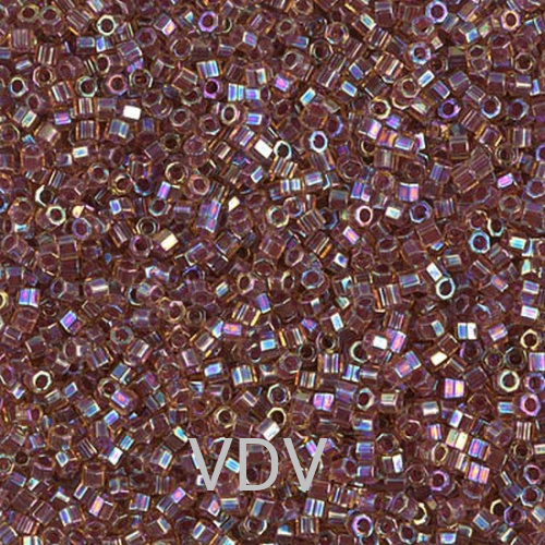 DBC-88 Бісер Miyuki Delica Beads Cut 11/0 (рубка, темно-рожево-коричневий) 50 г