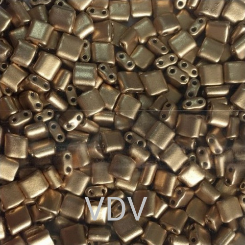 2004-5/5-01710 Бісер Чехія Karo (металізований золотистий) 50 г