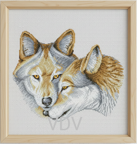 М-0842 "Кохання на все життя" (набір для вишивання муліне акрил) 30х24 см