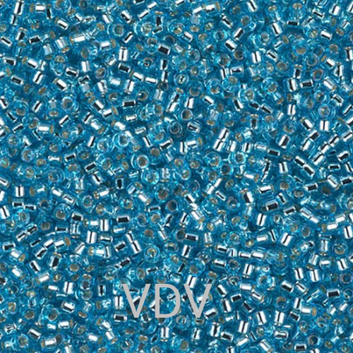 DB-1209 Бісер Miyuki Delica Beads 11/0 (блискучий, синьо-блакитний) 50 г