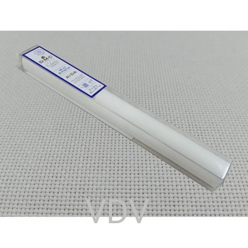 GD1636ВХ Тканина DMC Аїда 16 каунт (38,1х45,7 см) 100% бавовна, колір blanc