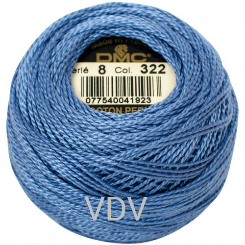 322 Нитка DMC Pearl Cotton (10х80 м) 100% бавовна, арт.116/8