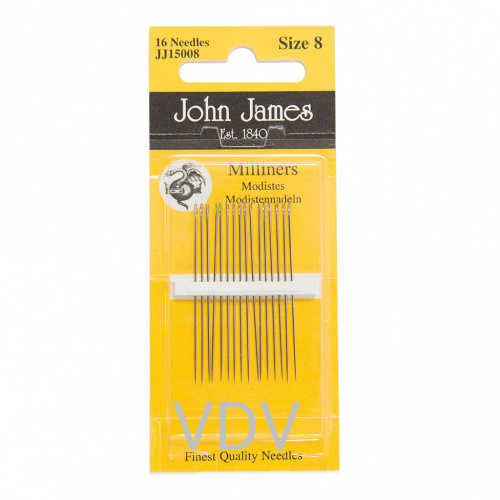 JJ15008E Голка для французького вузлика №8 (1 блістер х голок) JohnJames (Англія) JJ15008E Голка для французького вузлика №8 (1 блістер х голок) JohnJames (Англія)