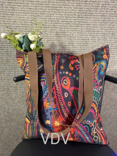 СБ-04 ЕкоСумка - шопер "Абстракція" 40х44 см фото 2