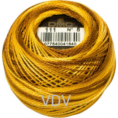 111 Нитка DMC Pearl Cotton (10х80 м) 100% бавовна, арт.116/8