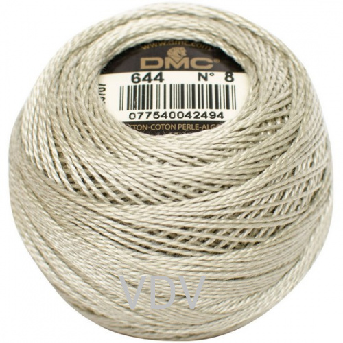 644 Нитка DMC Pearl Cotton (10х80 м) 100% бавовна, арт.116/8