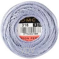 318 Нитка DMC Pearl Cotton (10х45 м) 100% бавовна, арт.116/5 318 Нитка DMC Pearl Cotton (10х45 м) 100% бавовна, арт.116/5