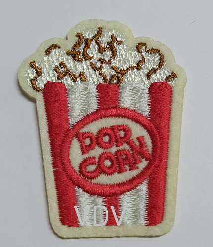 Термоаплікація "Popcorn" 46х60 мм (уп. 5 шт) ТА-0360 