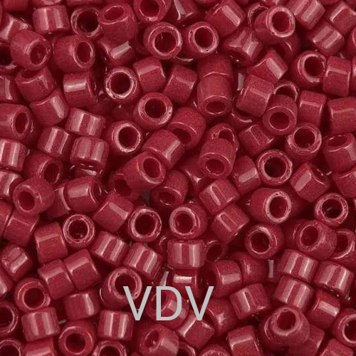 DB-1140 Бісер Miyuki Delica Beads 11/0 (натуральний червоний) 50 г