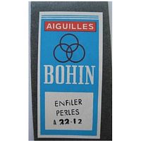 10124 Набір голок Bohin (Франція) для бісера Beading №12 (25 шт.)
