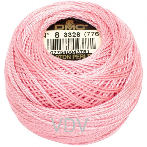 3326 Нитка DMC Pearl Cotton (10х80 м) 100% бавовна, арт.116/8