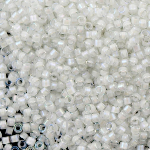 DB-66 Бісер Miyuki Delica Beads 11/0 (профарбований білий) 50 гр