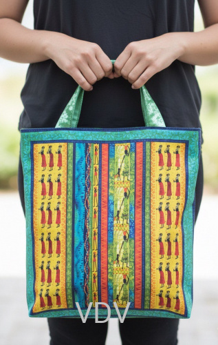 СБ-07 ЕкоСумка - шопер "Африканські мотиви" 40х44 см