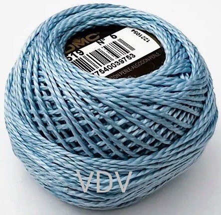 519 Нитка DMC Pearl Cotton (10х45 м) 100% бавовна, арт.116/5
