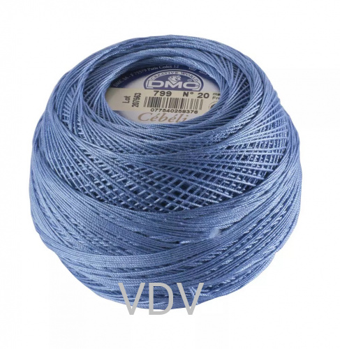 799 Пряжа DMC (Франція) Cebelia (10х50 г/410 м) 100% бавовна, арт.167А/20