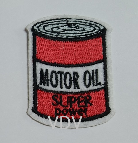 Термоаплікація "Motor Oil" 42х55 мм (уп. 5 шт) ТА-0357 