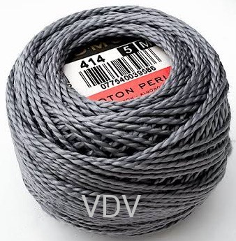 414 Нитка DMC Pearl Cotton (10х45 м) 100% бавовна, арт.116/5