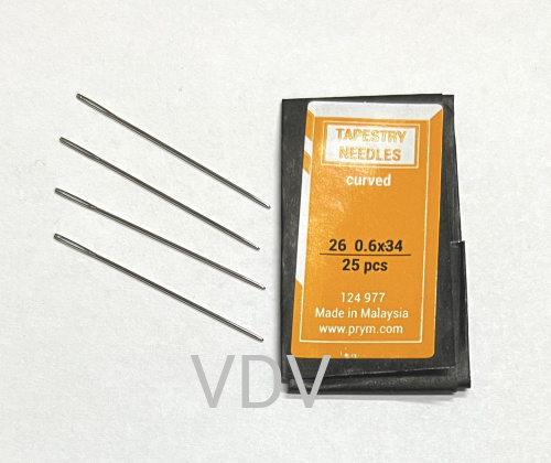 11249770 Голка PRYM (GE) для вишивки №26, 34 мм (25 шт.)